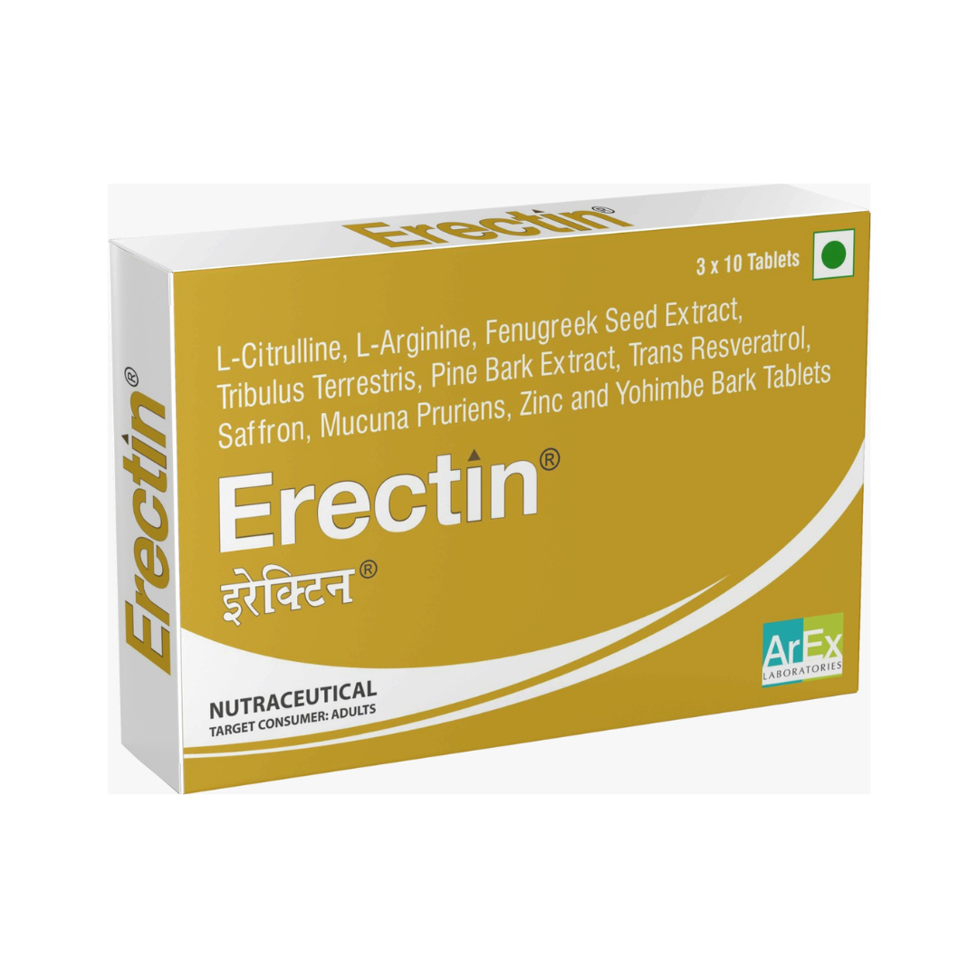 Erectin | Men's Sexual Wellness Tablets | 30 Tablets